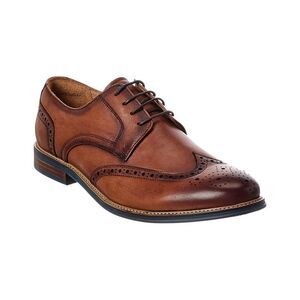 Dune London Stanford Brogue Leather Oxford, Brown